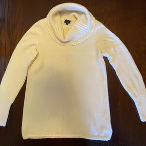 Talbots Cream Cowl Neck Sweater